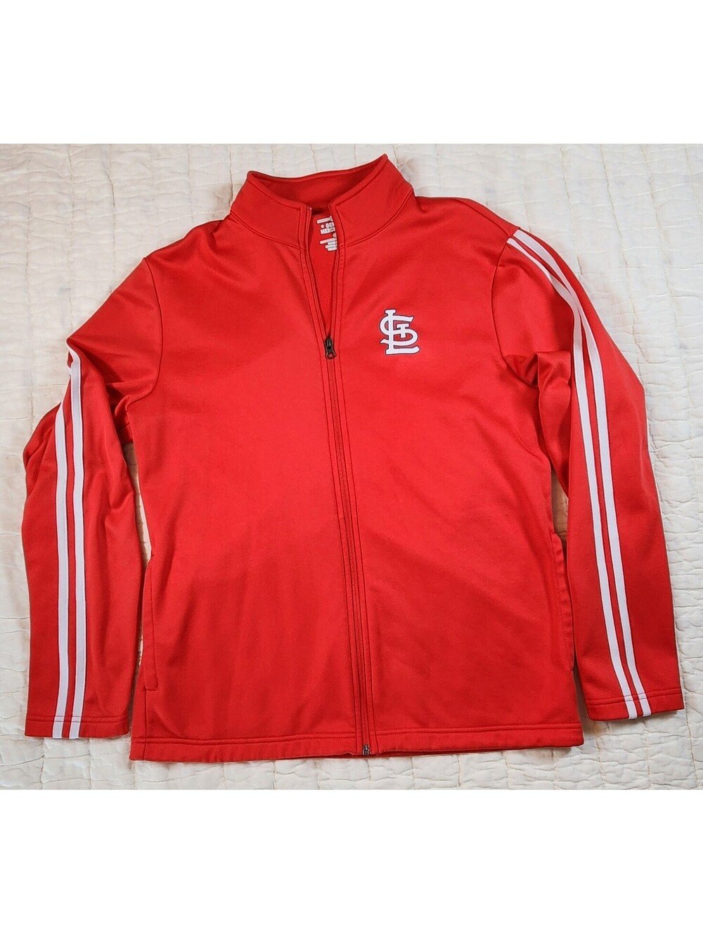 NWOT St Louis Cardinals Jacket Men's M Red MLB Genuine Merchandise Full Zip